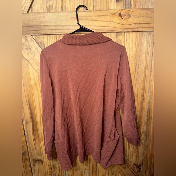 Women's Rust Sweater - Picture 2 of 3